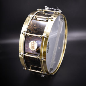 Caisse-claire Aluminium TSS Touch Sensitive Sound 14x5.5 Gold Graphic SOUNDRUMS